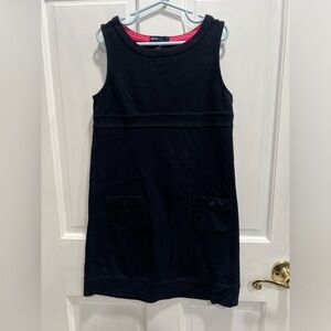 GAP KIDS Black Sleeveless Front Pockets Scoop Neck Tank Dress SIZE 8 Pre Loved